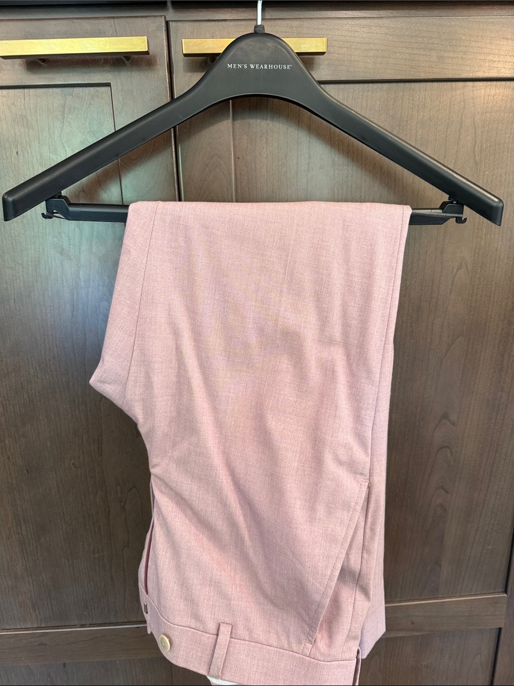 Egara Men's Dress Pants in Dusty Pink